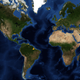 Areas that would be inundated if sea levels rose around 5 meters marked in yellow.